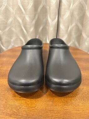 Sloggers Men's Black Short Clog Slip On Rain Shoes, Size 11